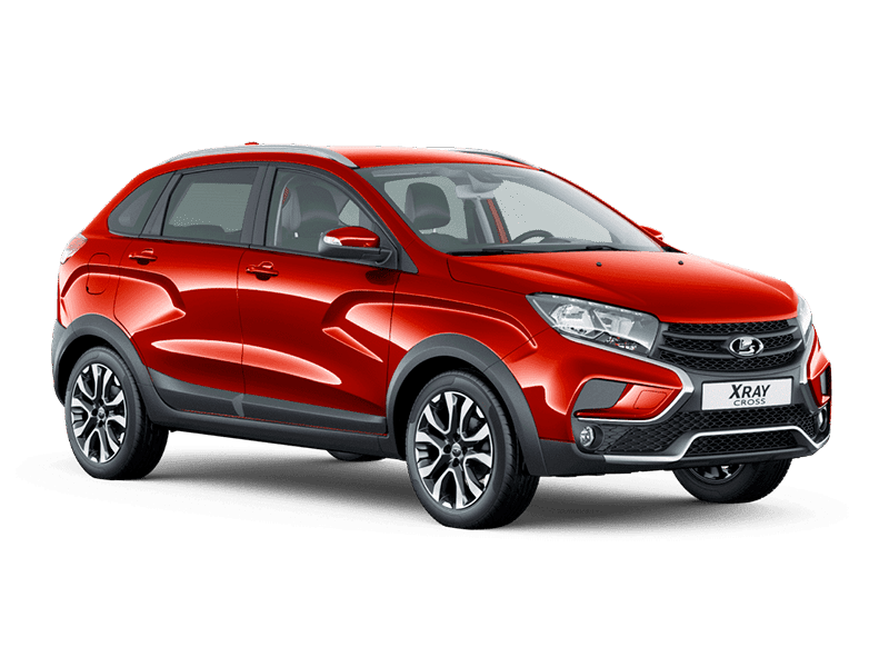 Купить Lada Xray Cross в Сургуте - Красный "Красный сплав" (136) - металлик